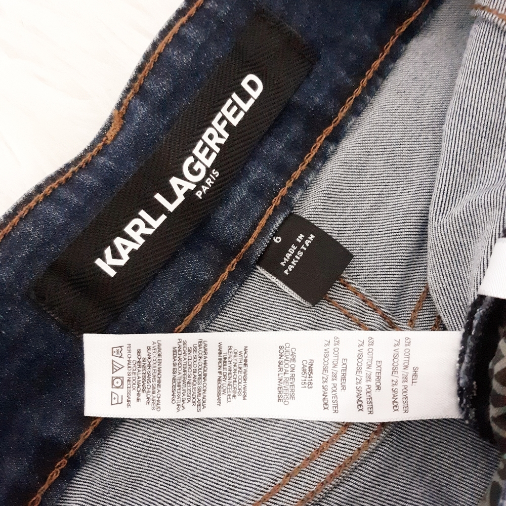 ๐HP๐ NWT Karl Lagerfeld Skinny Jeans - Picture 5 of 7